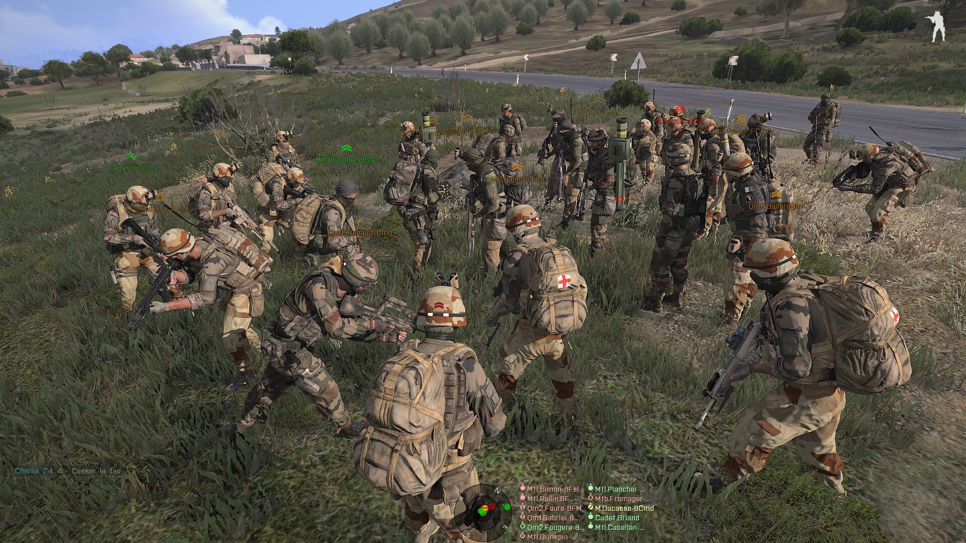 Training du 23 Octobre 2015. Rassemblement de fin de mission.