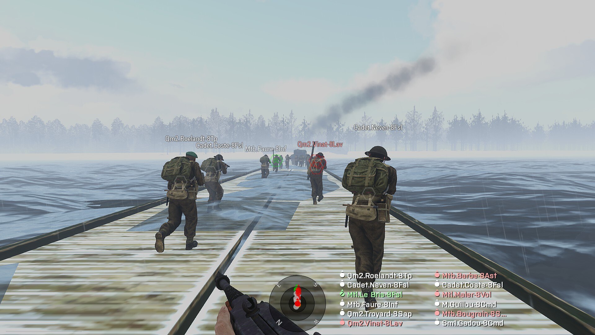 Training du 14 Decembre 2018. Assaut sur le pont.