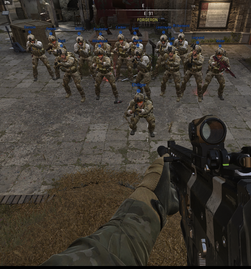 Training du 10 Mars 2023. Troop 1 et Troop 8.