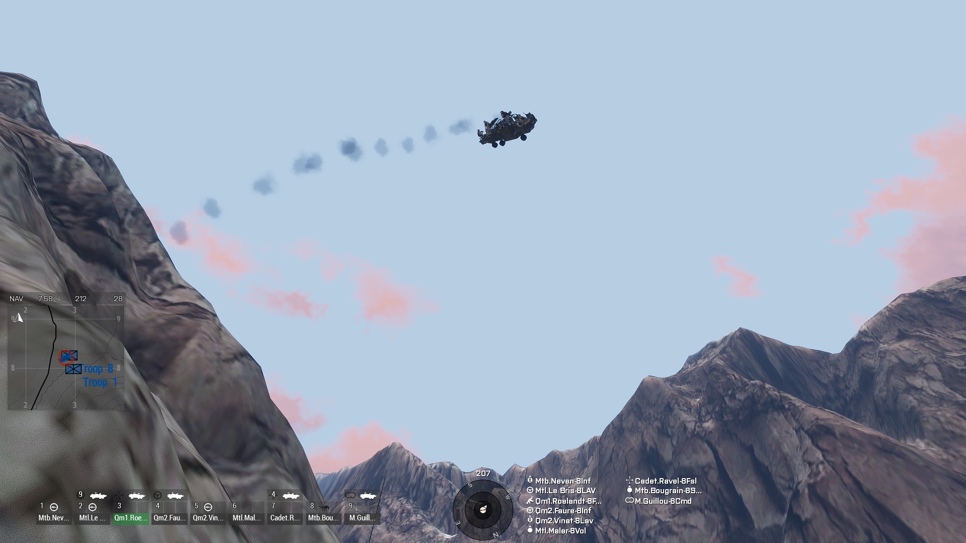Training de Troop du 30 Janvier 2019. Jackal volant.