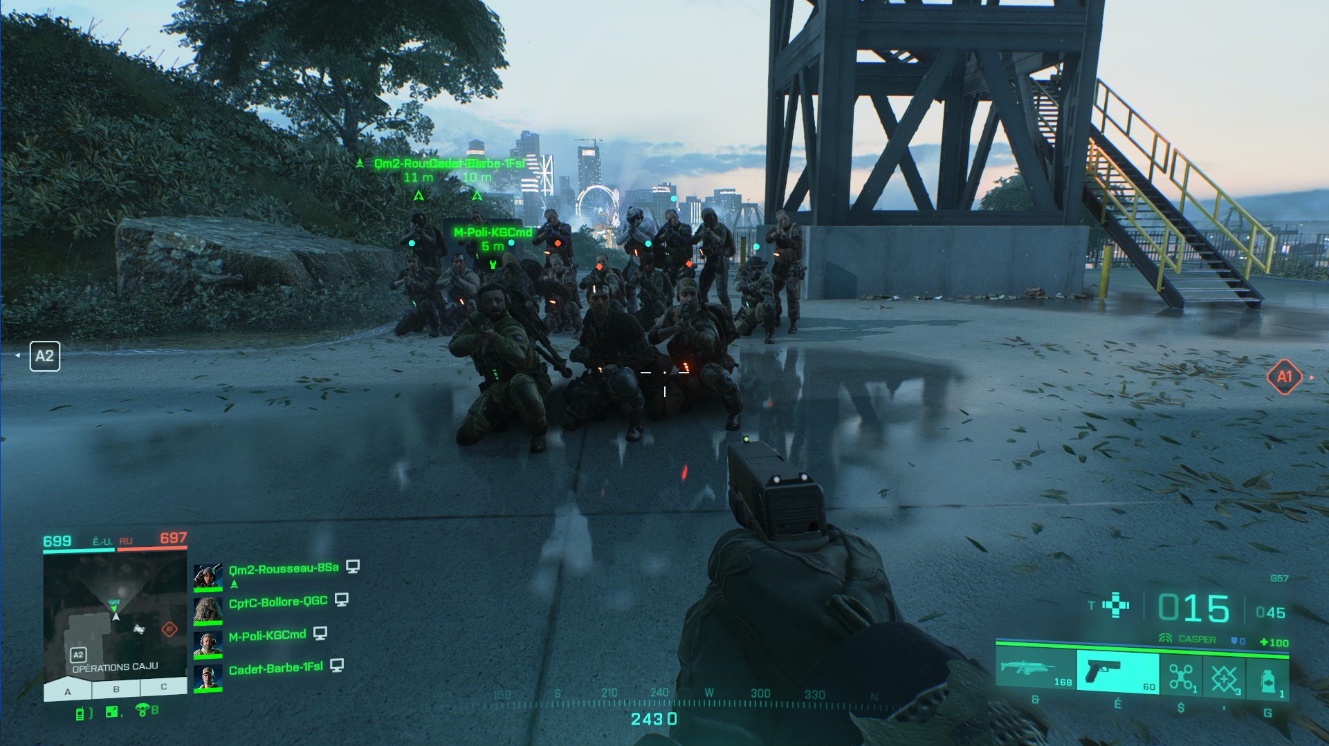Training du 19 Novembre 2021. Premier training sur Battlefield 2042.