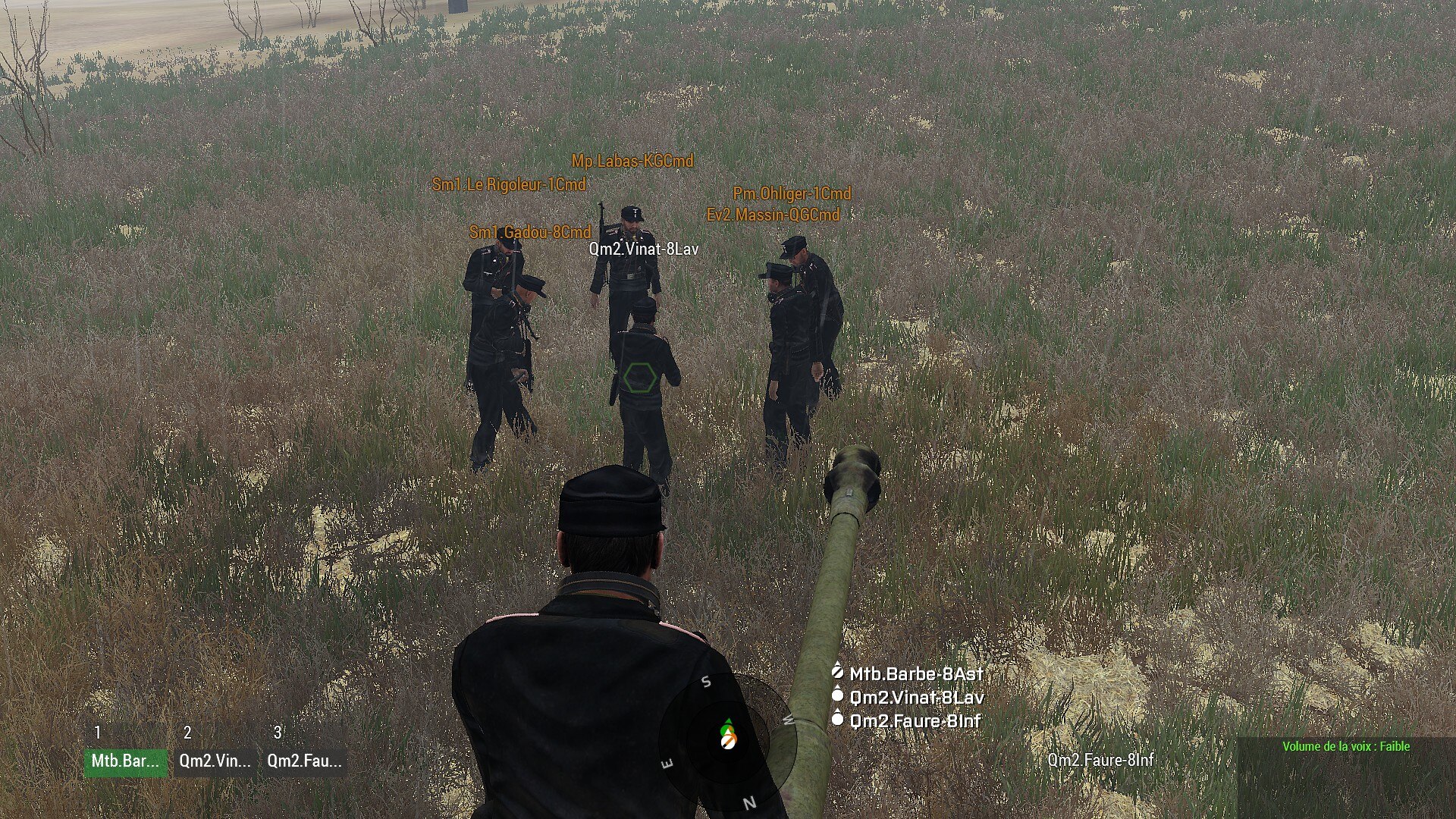 Training du 21 Decembre 2018. PvP spécial en char. Equipe Wehrmacht.