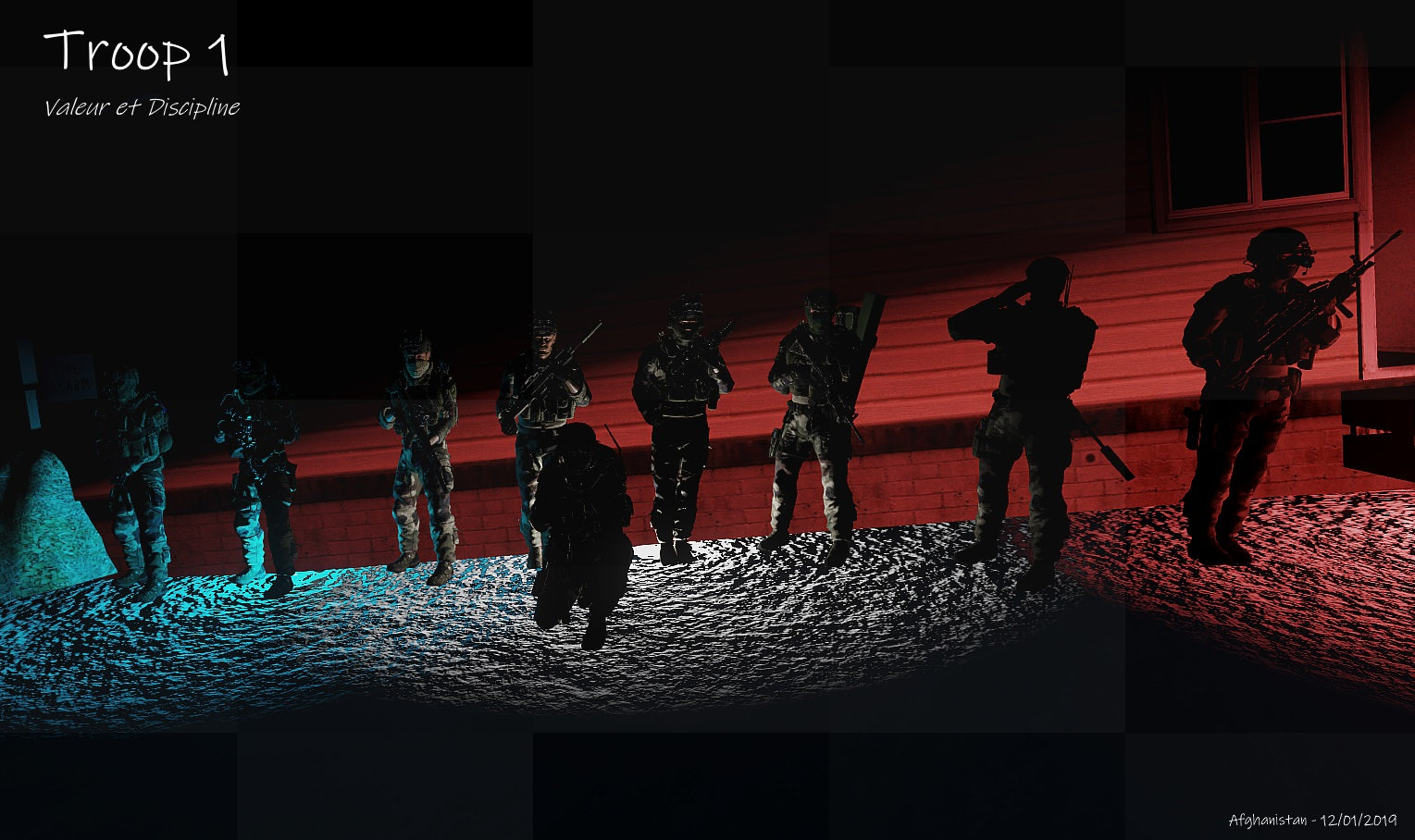 Training du 11 Janvier 2019. Troop 1.