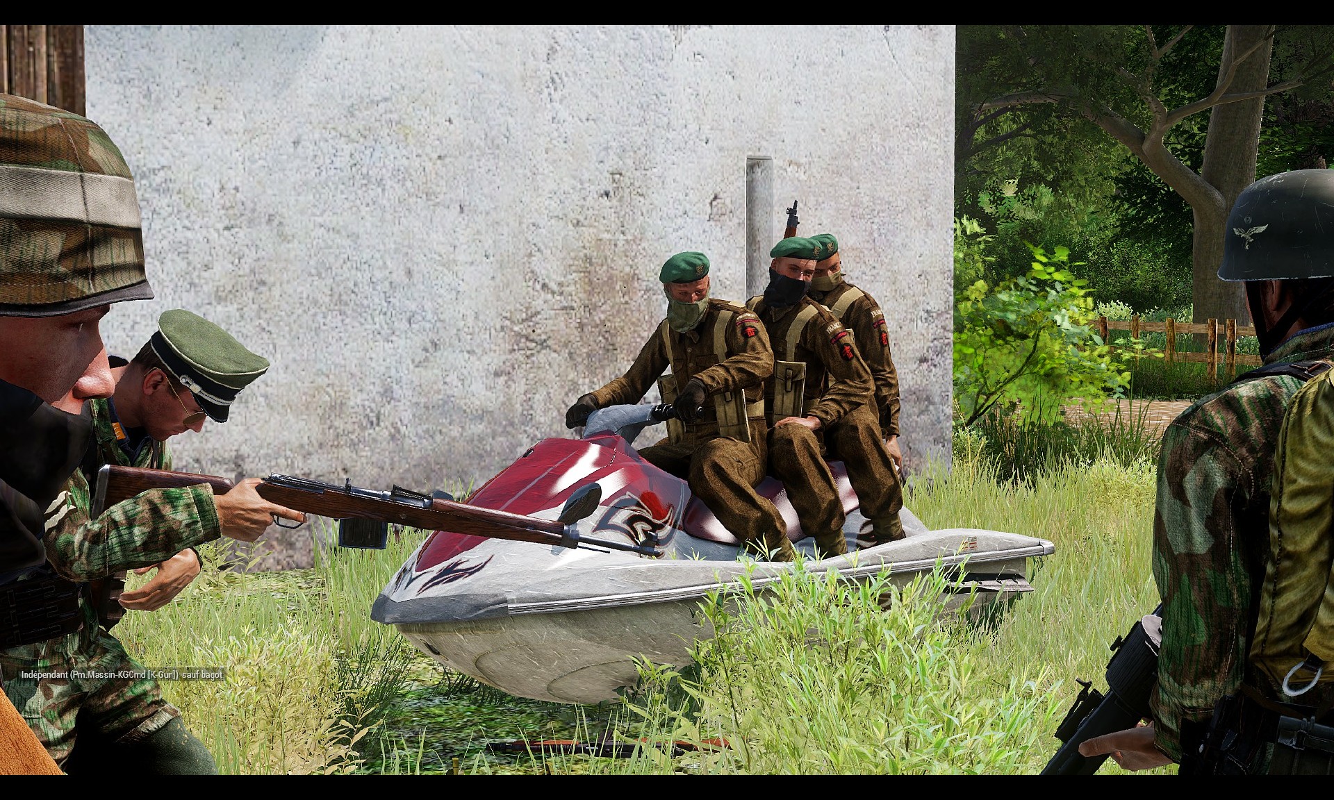 Training de Troop du 11 Octobre 2017. Le CK en scooter des mers.