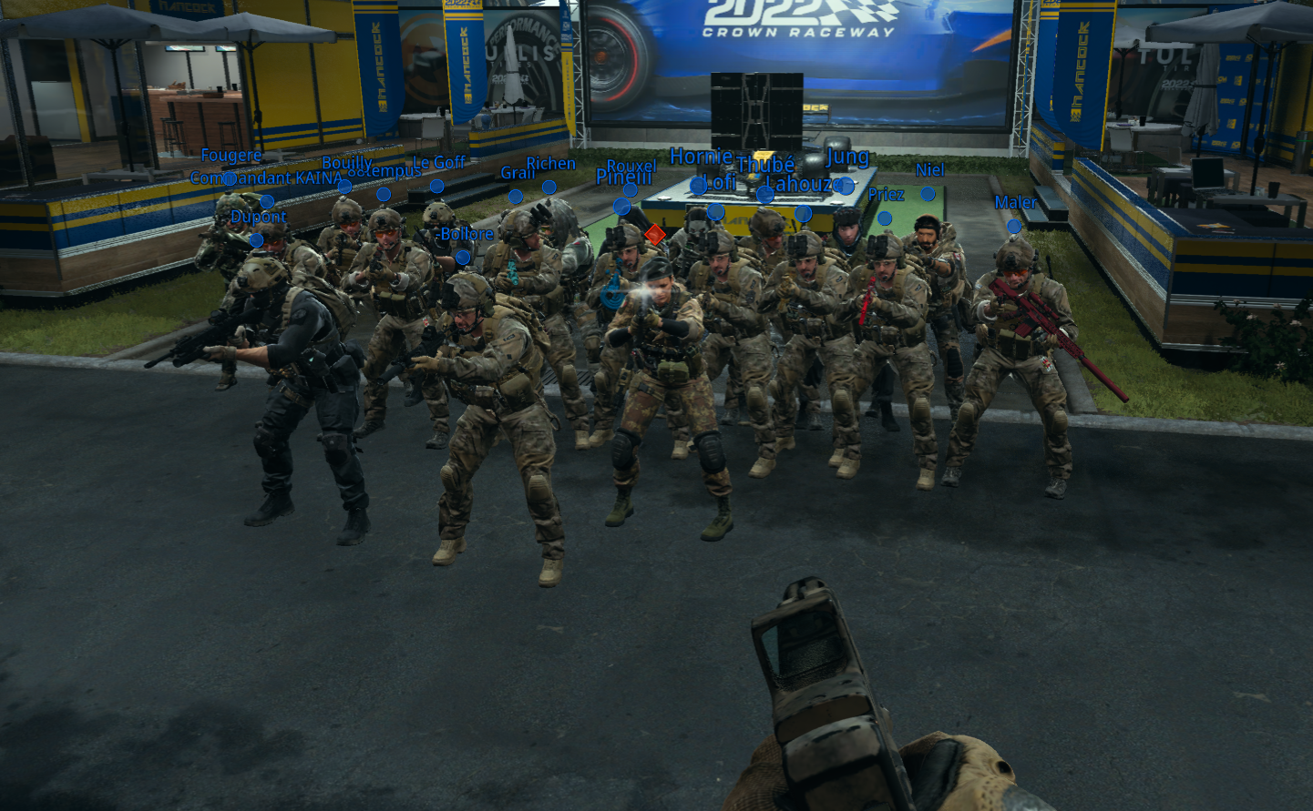 Training du 17 Mars 2023. Troop 8 et Troop QG.