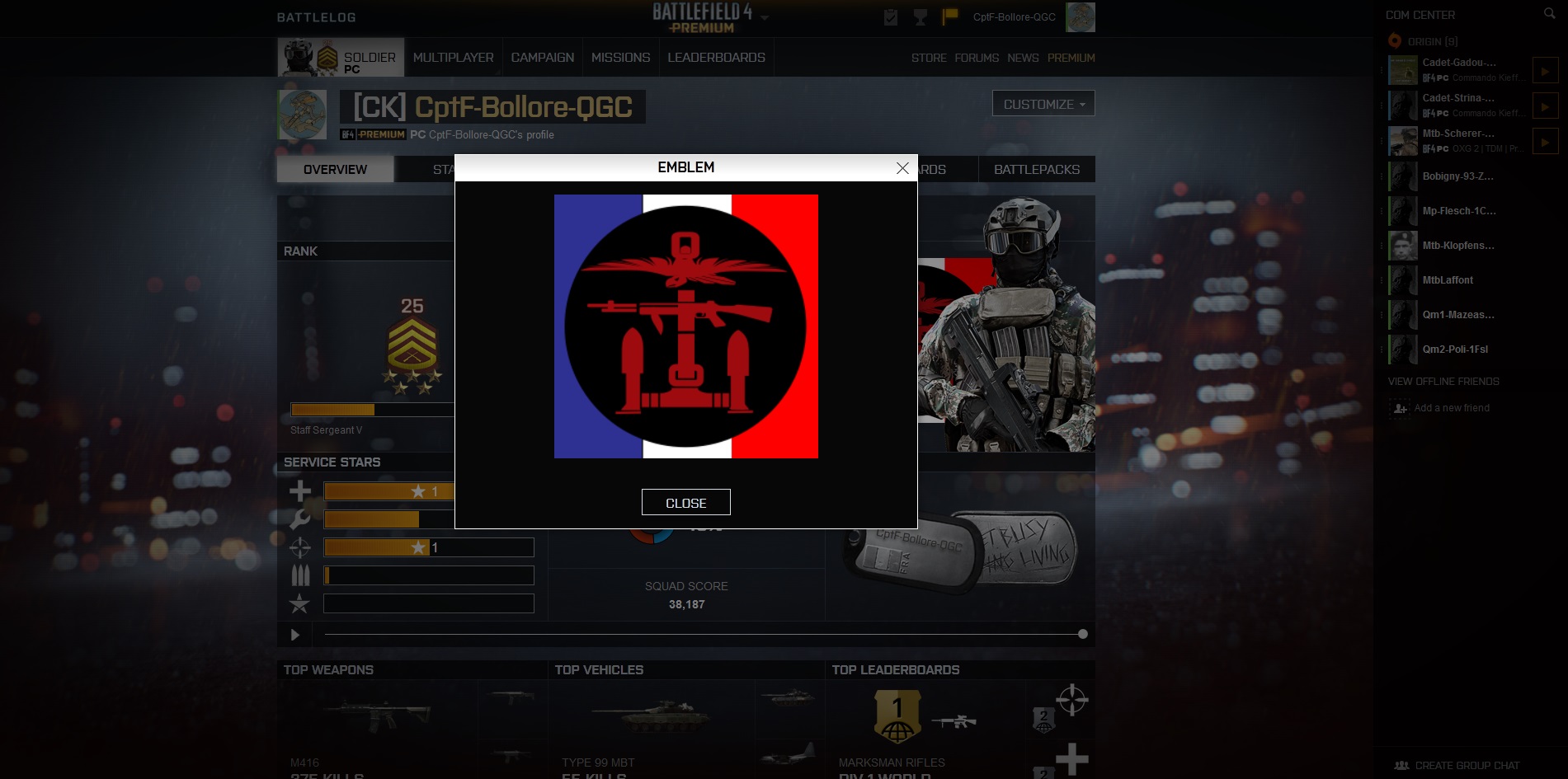 Emblème du Commando Kieffer.